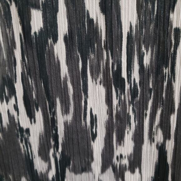 Express Semi Sheer Cold Shoulder Top Medium Y2K Whimsigoth Goth Witchy Dark M - Picture 6 of 12